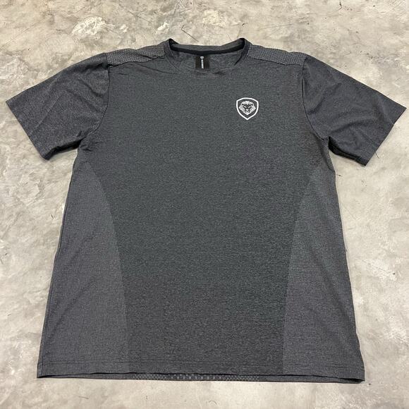 Valuetainment Gray W/Logo XL Athletic Fit Short Sleeve Shirt - Picture 1 of 7